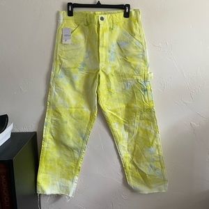 Free People Tie-Dye Utility Pants